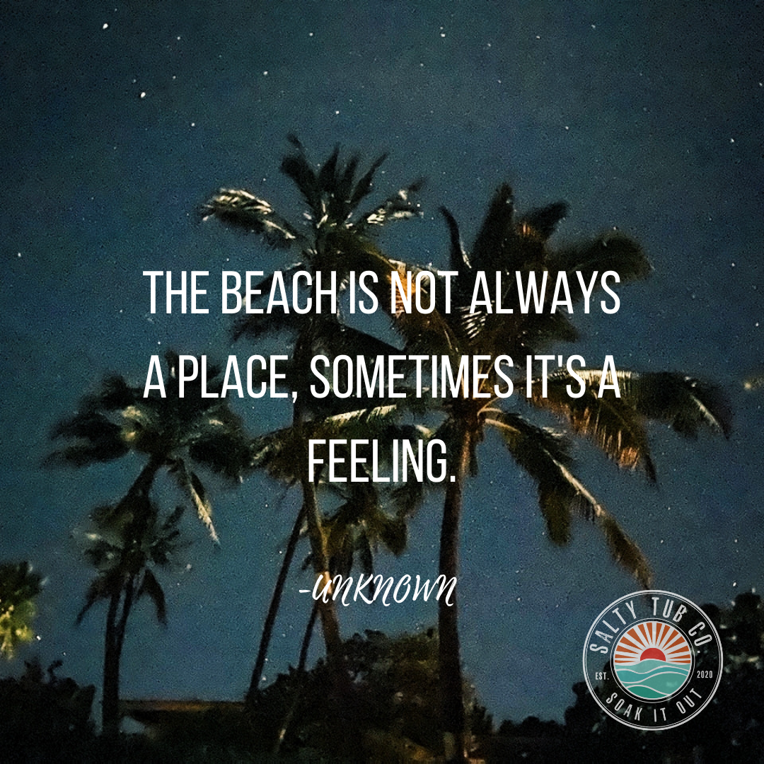 The beach is not always a place...