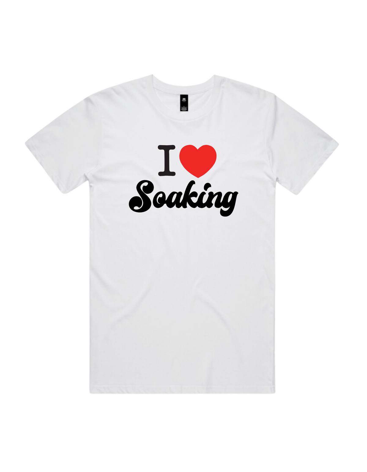 I Heart Soaking T-Shirt in White