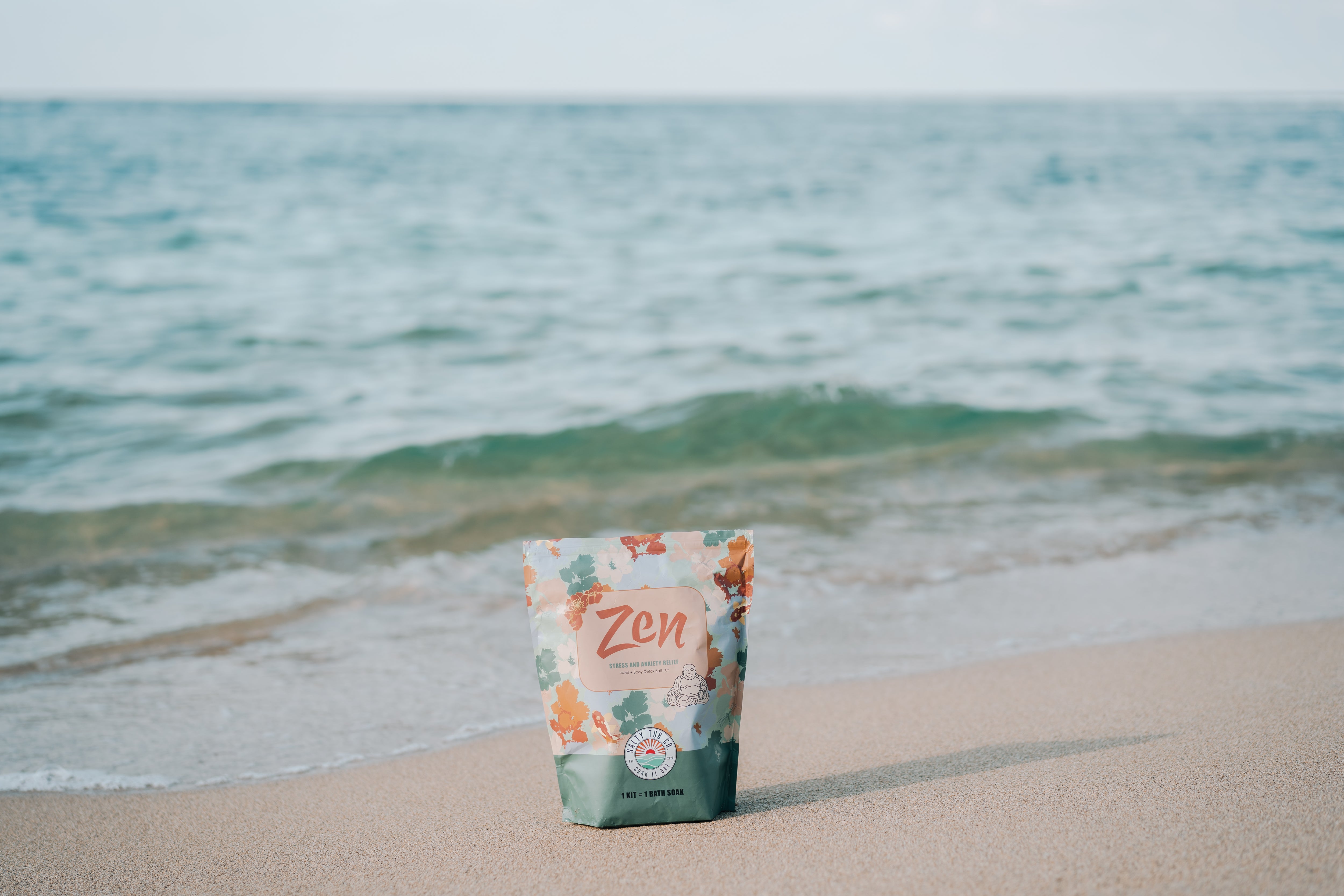Zen Detox Bath Kit for Stress & Anxiety Relief | Salty Tub Co