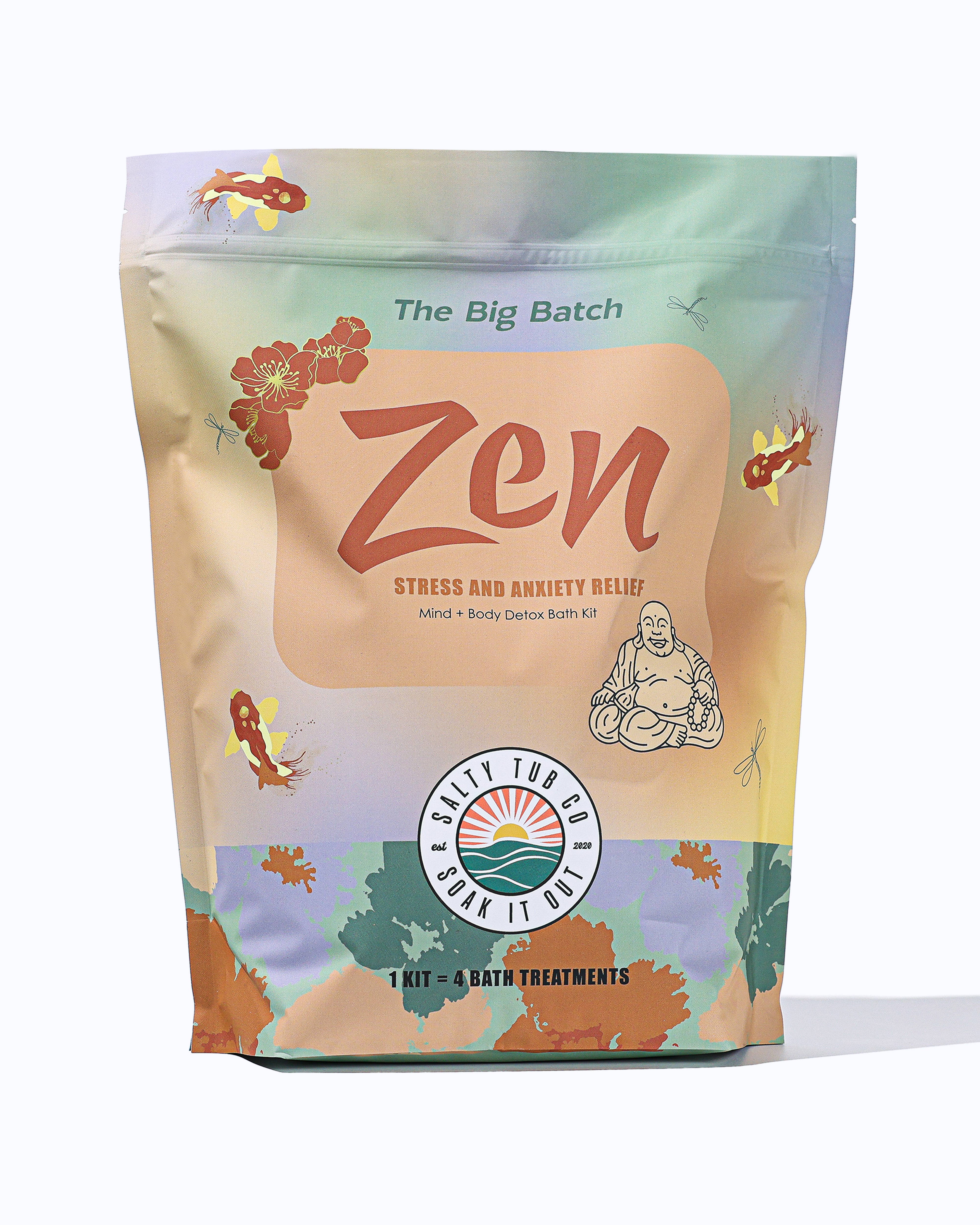 Zen Big Batch Bath Kit for Stress & Anxiety Relief | Salty Tub