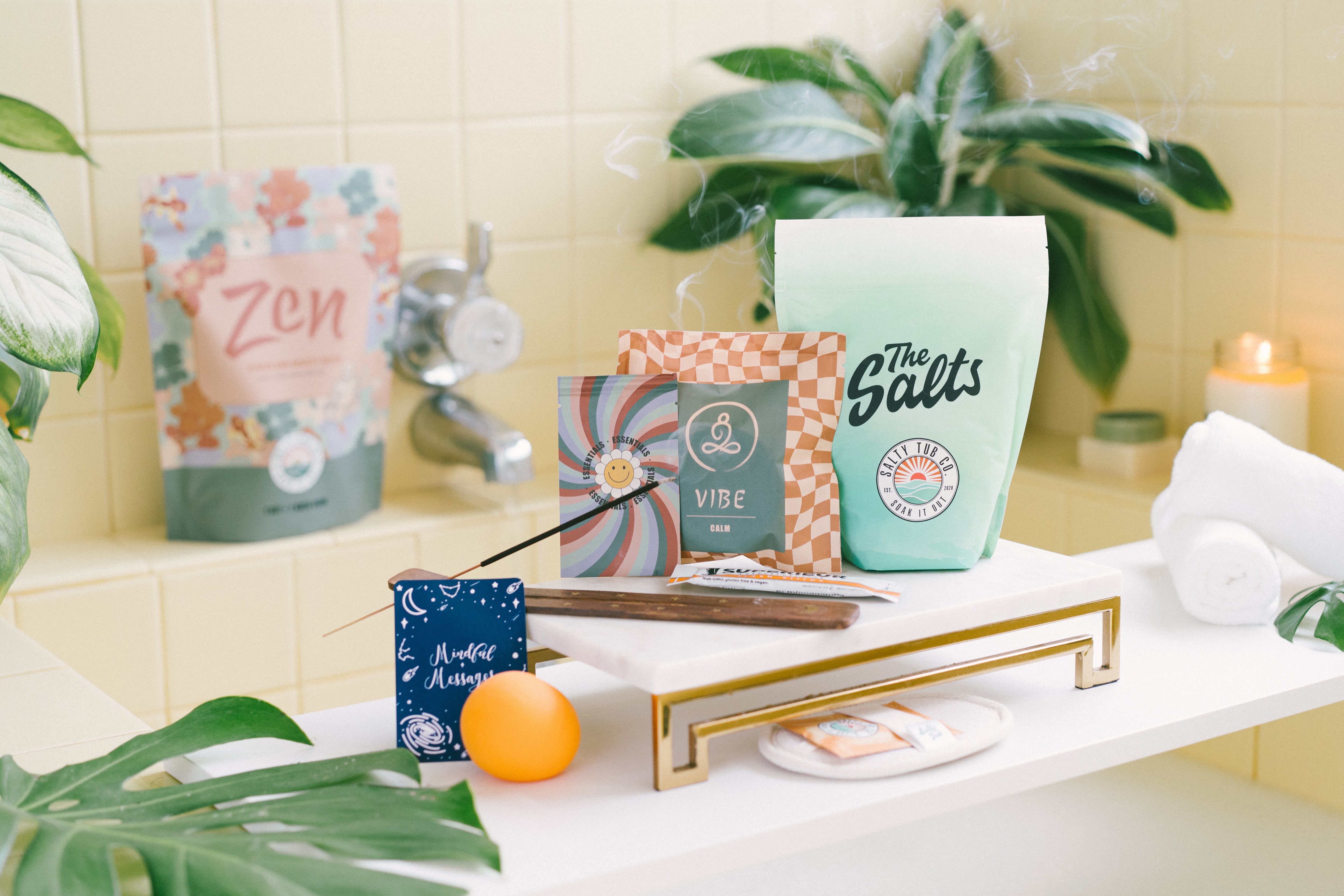 Zen Detox Bath Kit for Stress & Anxiety Relief | Salty Tub Co